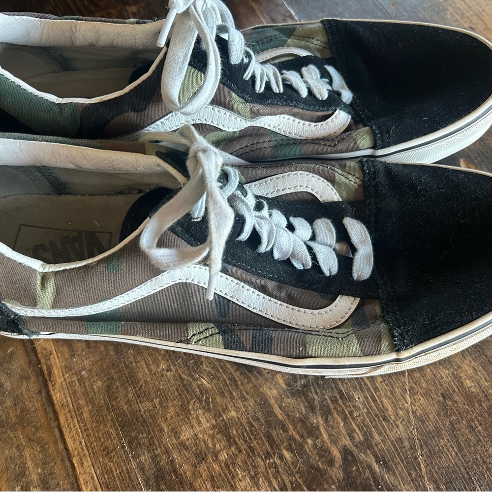 VANS Old Skool Woodland Camo Men's Canvas Sneakers Size 11.5